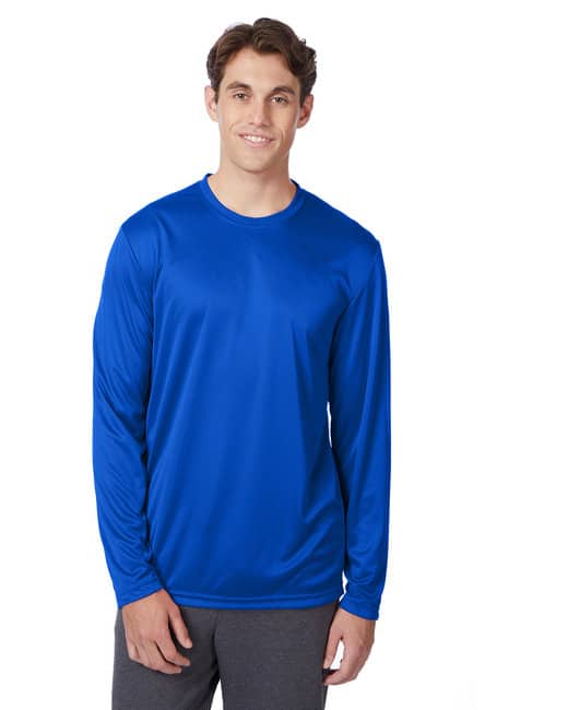 Hanes Adult Cool DRI® with FreshIQ Long-Sleeve Performance T-Shirt