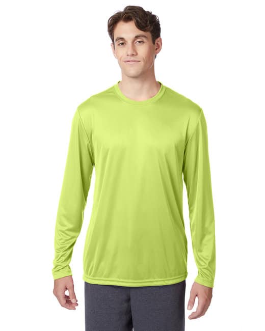 Hanes Adult Cool DRI® with FreshIQ Long-Sleeve Performance T-Shirt