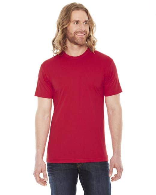 American Apparel Unisex Poly-Cotton USA Made Crewneck T-Shirt