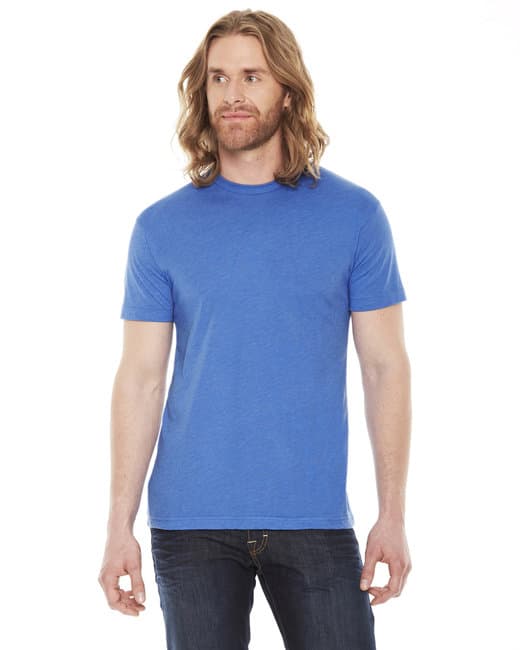 American Apparel Unisex Poly-Cotton USA Made Crewneck T-Shirt