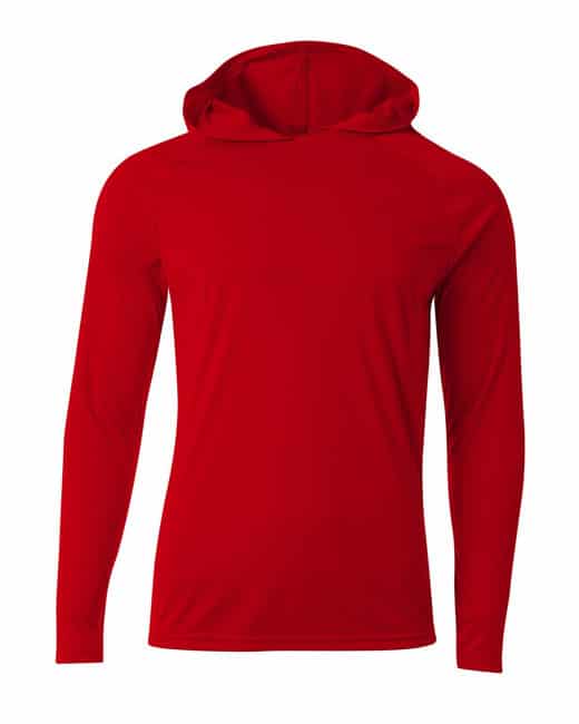 A4 Youth Long Sleeve Hooded T-Shirt