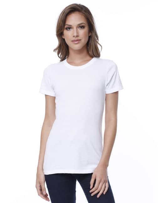 StarTee Ladies' Cotton Crew Neck T-shirt